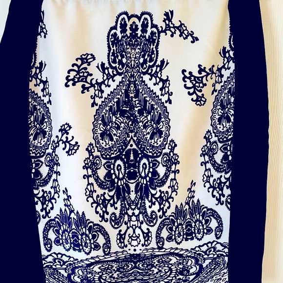 🖤MARIO SERRANI🖤 Italy black and white skirt in size 10. - Picture 3 of 6